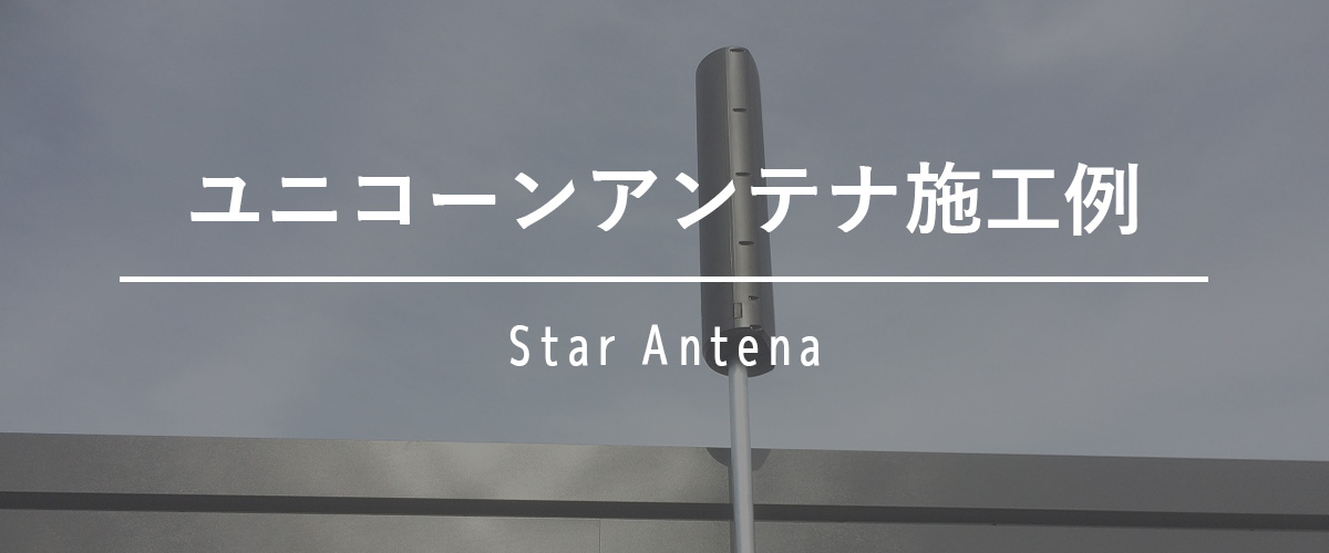 ユニコーンアンテナ施工例