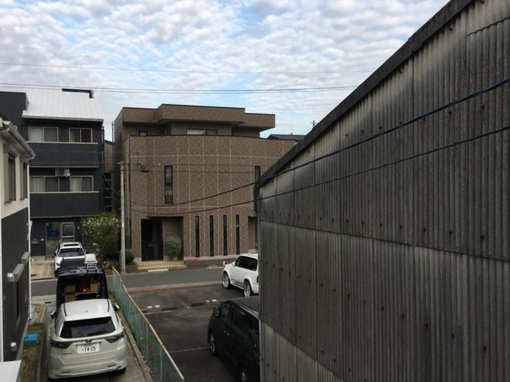 名古屋市昭和区の2階建て住宅でアンテナ設置工事