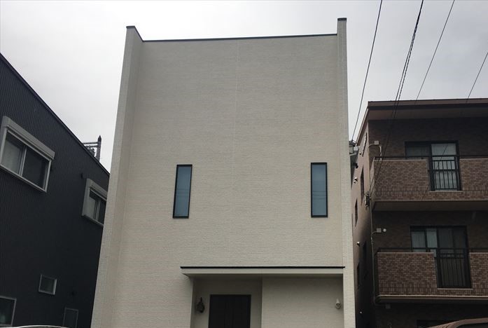 松戸市の3階建て新築で台風でも安心の屋根裏テレビアンテナ工事