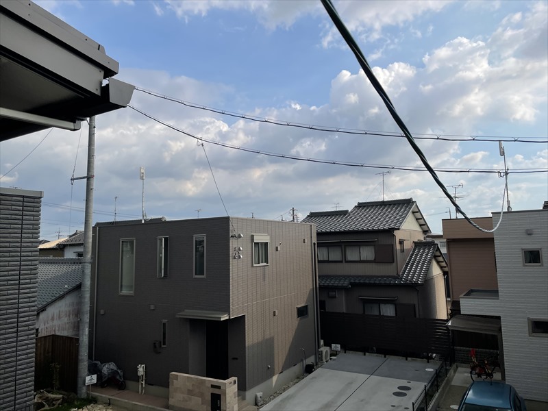 北名古屋市のアンテナ配線がない光仕様の新築住宅のアンテナ取付工事
