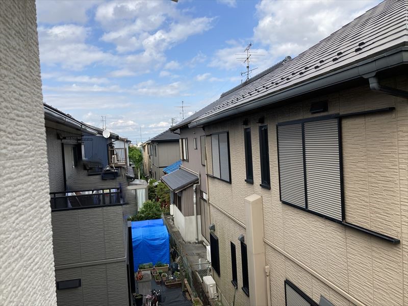 弥富市の太陽光パネルがある新築での屋根裏アンテナ取付工事