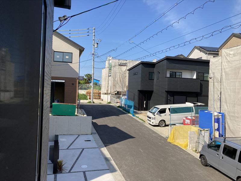 東郷町の新築で外から見えない屋根裏地デジアンテナ取り付け工事