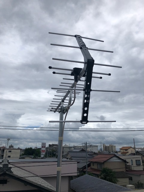 大垣市で光テレビからアンテナ受信への切り替え工事