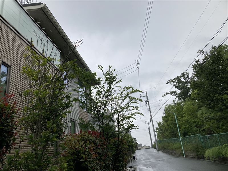 名古屋市緑区の新築で建物の外観が気にならない地上波デジタル放送アンテナ取り付け工事