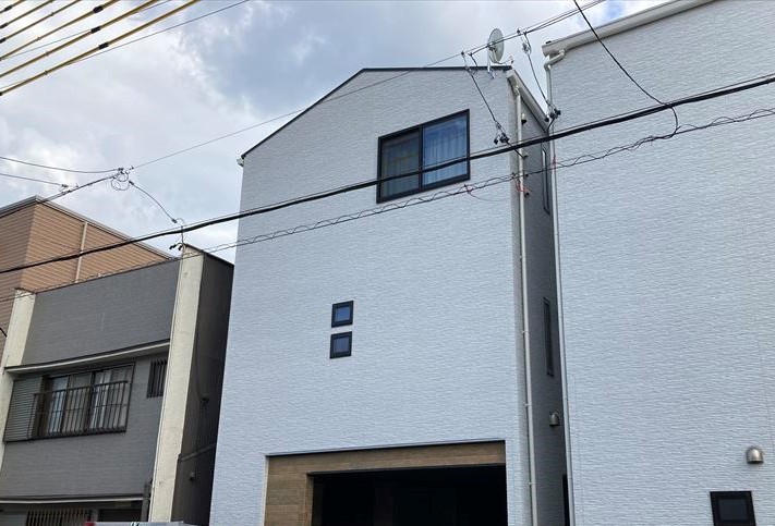 名古屋市北区の3階建て新築に4K8KBSと地上波屋根裏アンテナ取り付け工事