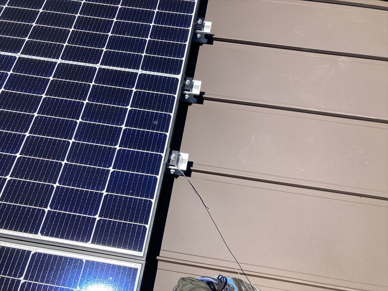 半田市の太陽光パネルがある新築での地上波デジタル放送アンテナ取り付け工事