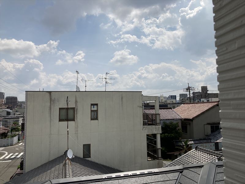 名古屋市北区の3階建て新築に外から見えない屋根裏アンテナ取り付け工事