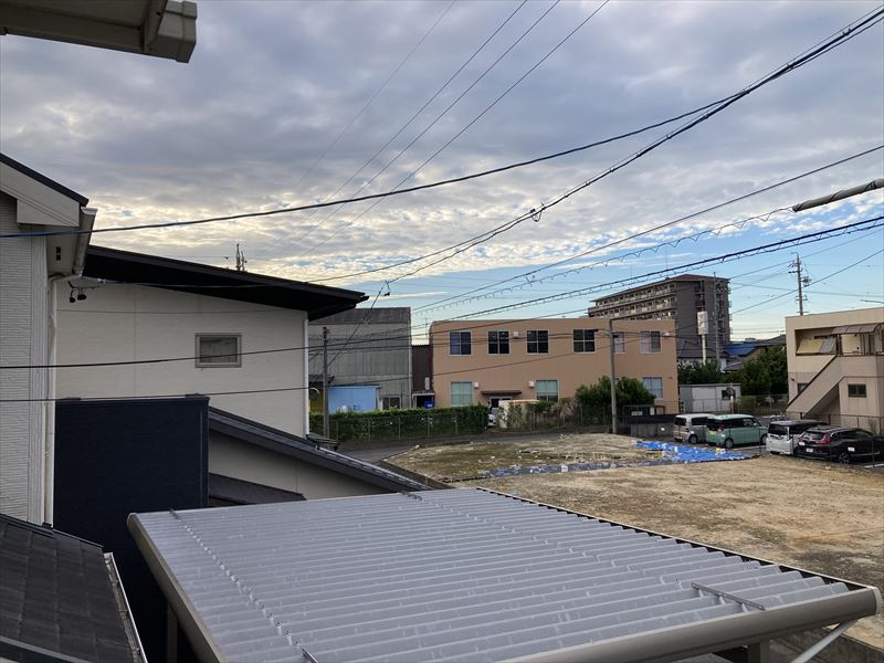 豊田市の既存住宅で台風でも安心の屋根裏アンテナ取り付け工事