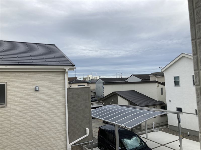 岐阜市の新築で台風でも安心の屋根裏テレビアンテナ取り付け工事