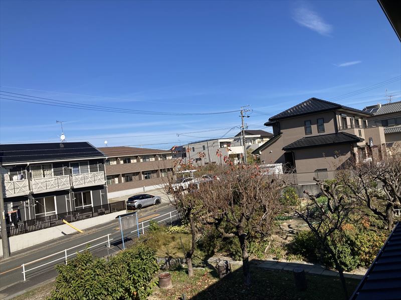 名古屋市名東区高針で新築住宅で人気のデザインアンテナ壁面工事