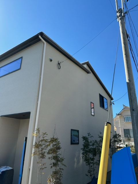 名古屋市瑞穂区岳見町の新築で外から見えない地上波デジタル放送アンテナ工事