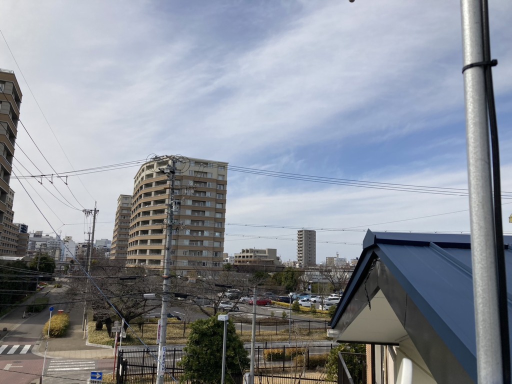 名古屋市千種区高見の既存住宅でのテレビアンテナ工事