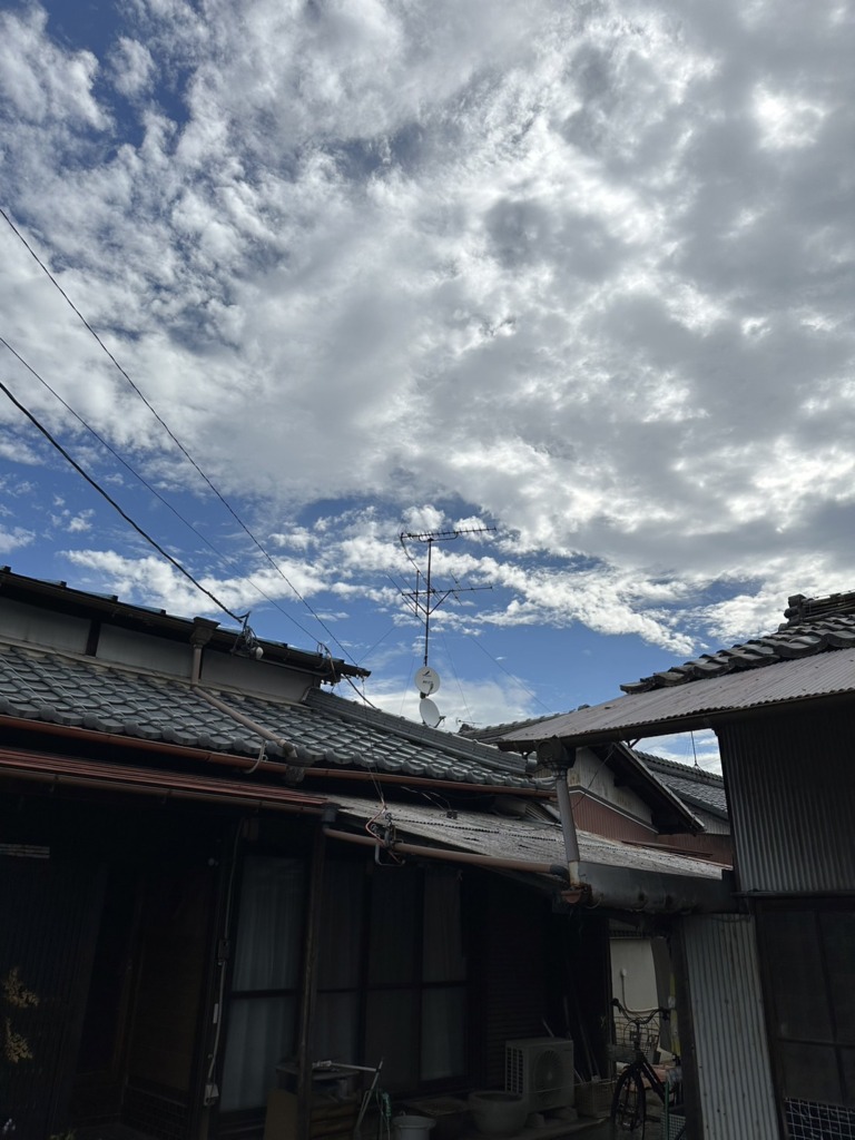 大口町城屋敷の既存住宅でテレビ視聴不良によるアンテナ修理