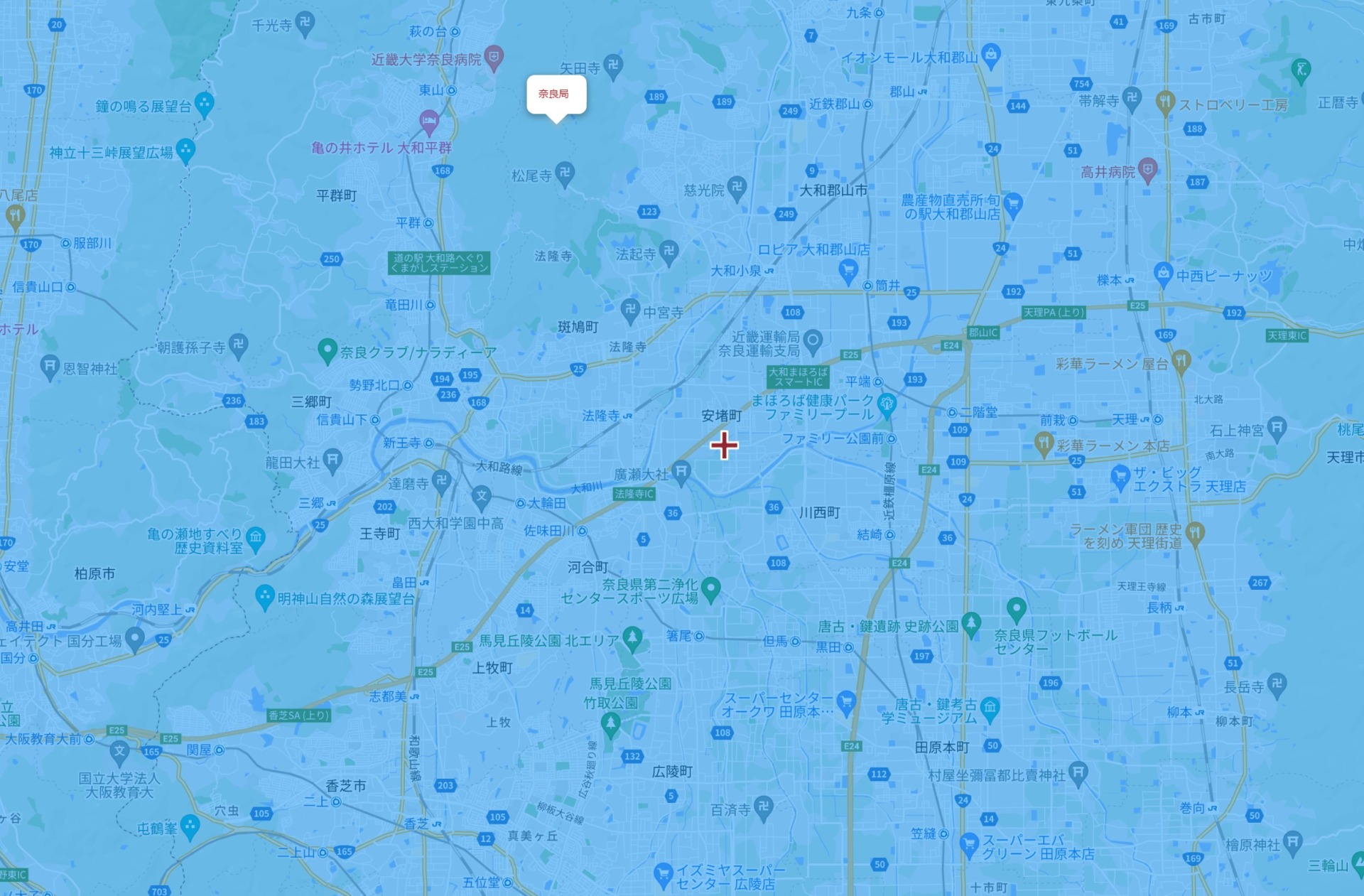 安堵町の電波状況（MBS）