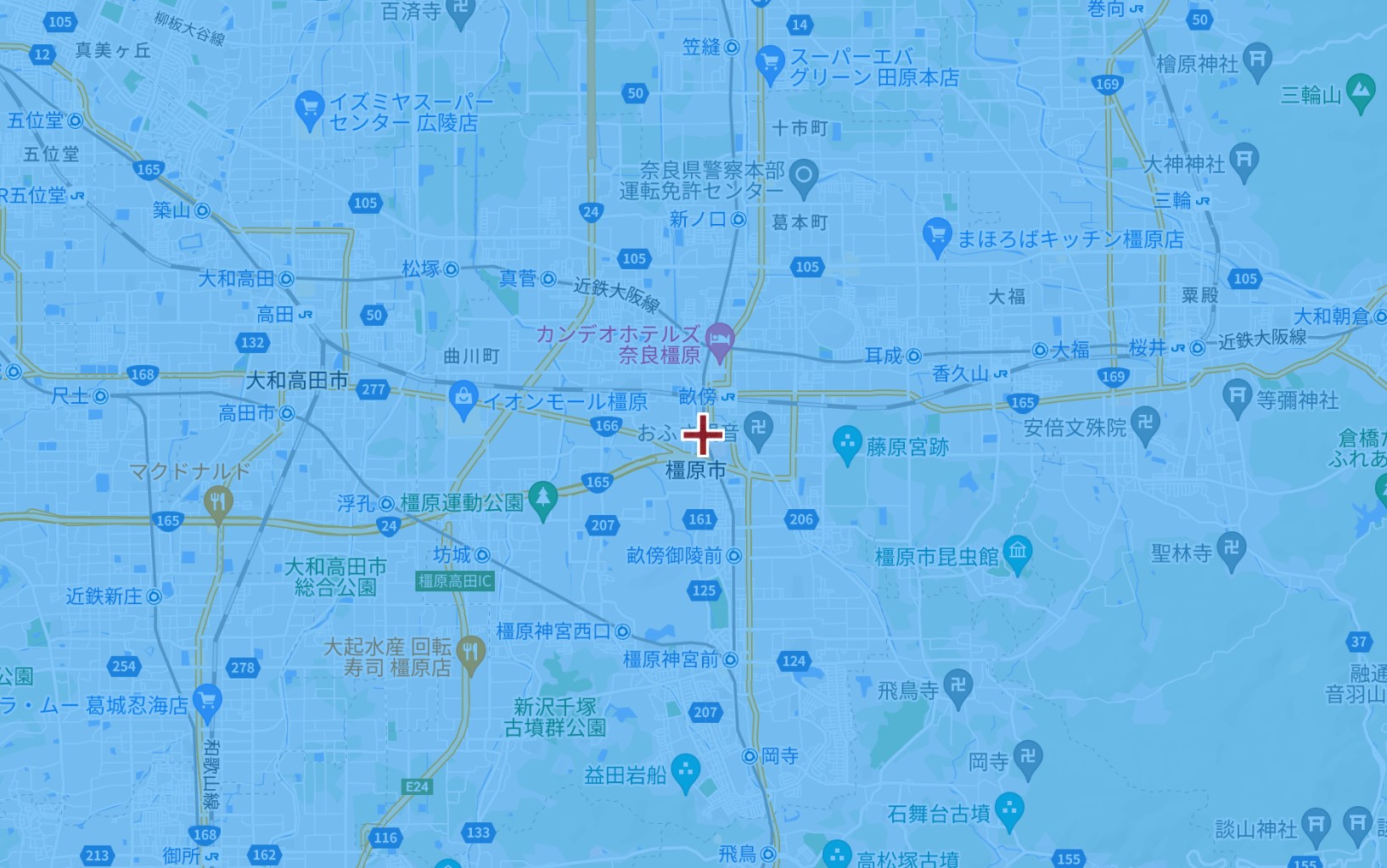 橿原市の電波状況（MBS）