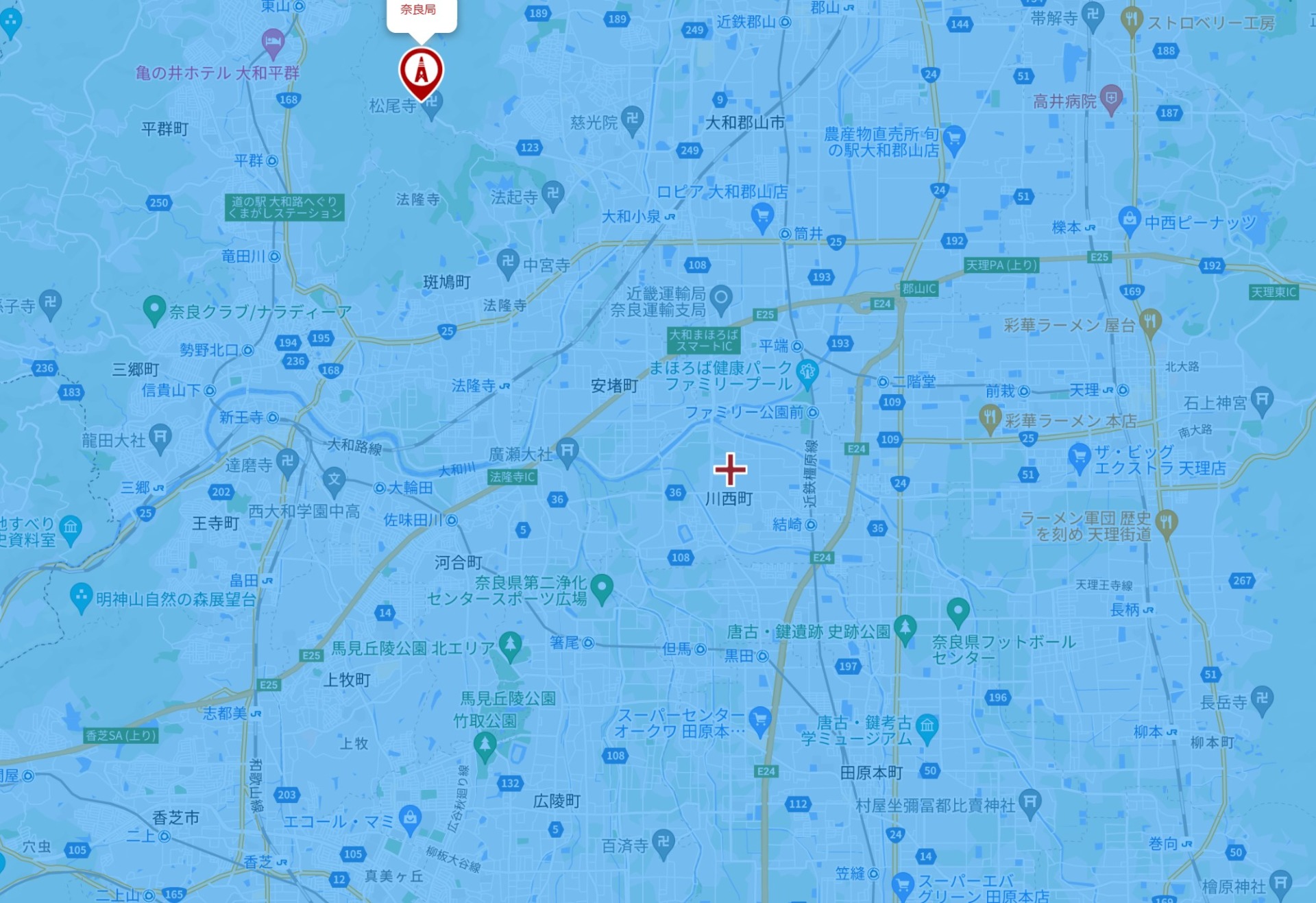 川西町の電波状況（MBS）