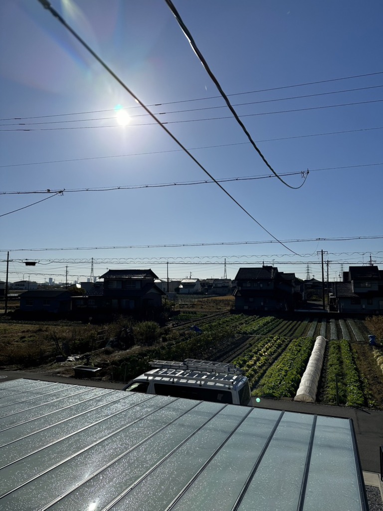 岐阜市小野の新築でデザインアンテナ壁面工事