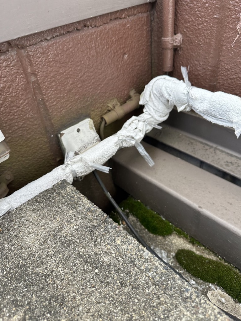 名古屋市中川区八熊通の3階建て既存住宅でケーブルテレビからアンテナへの切り替え工事