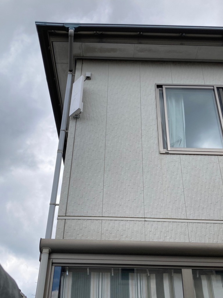 磐田市見付でテレビ視聴不良修理　デザインアンテナへ交換