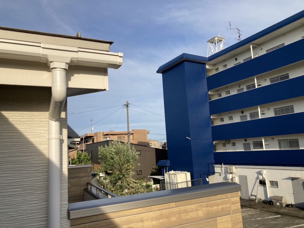 岩倉市中本町の新築に見えない4K8K放送対応BSと地デジアンテナ屋根裏工事