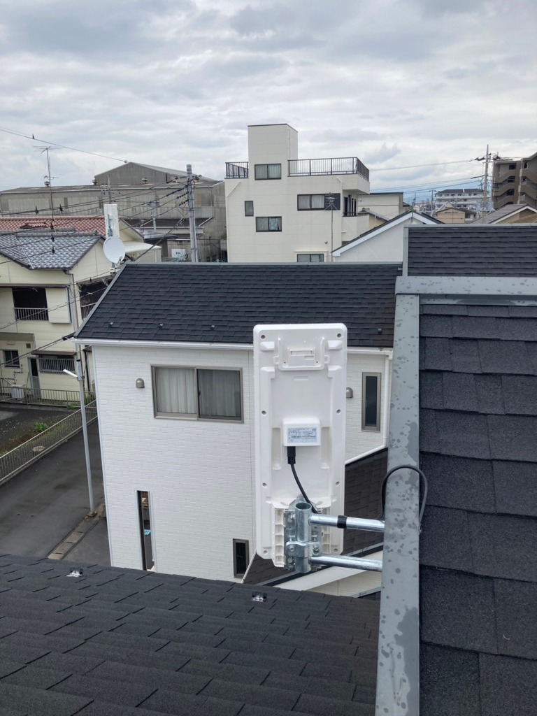 沼津市沼北町でケーブルテレビから地デジデザインアンテナへの切り替え工事