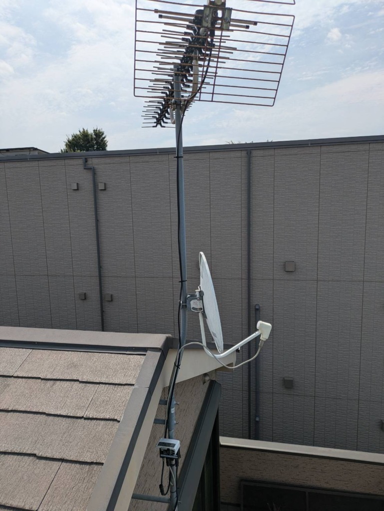 新座市大和田でテレビ受信不良修理