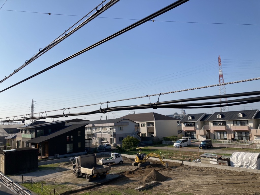 岡崎市矢作町の新築にブラック仕様のデザインアンテナ壁面工事