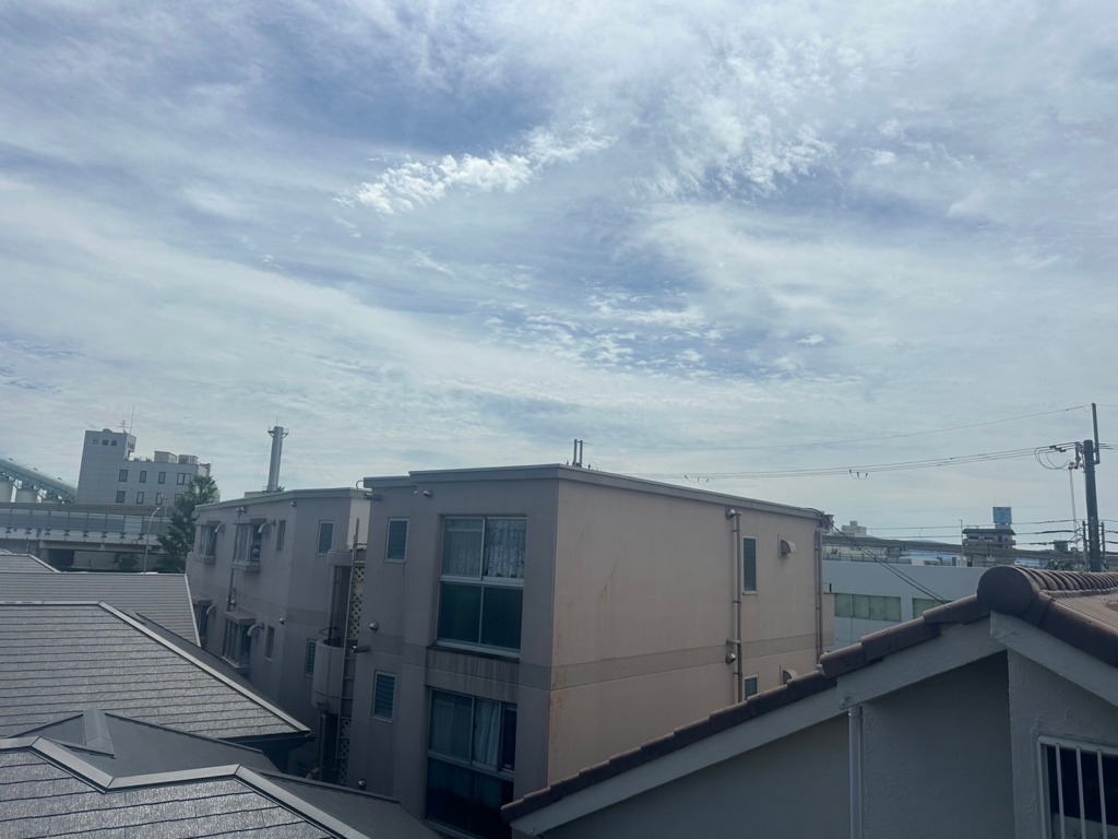 茨木市沢良宜西の新築でのユニコーンアンテナ工事