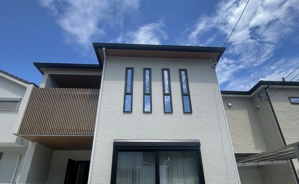 島本町桜井の新築に台風でも安心の地上波デジタル放送屋根裏アンテナ工事