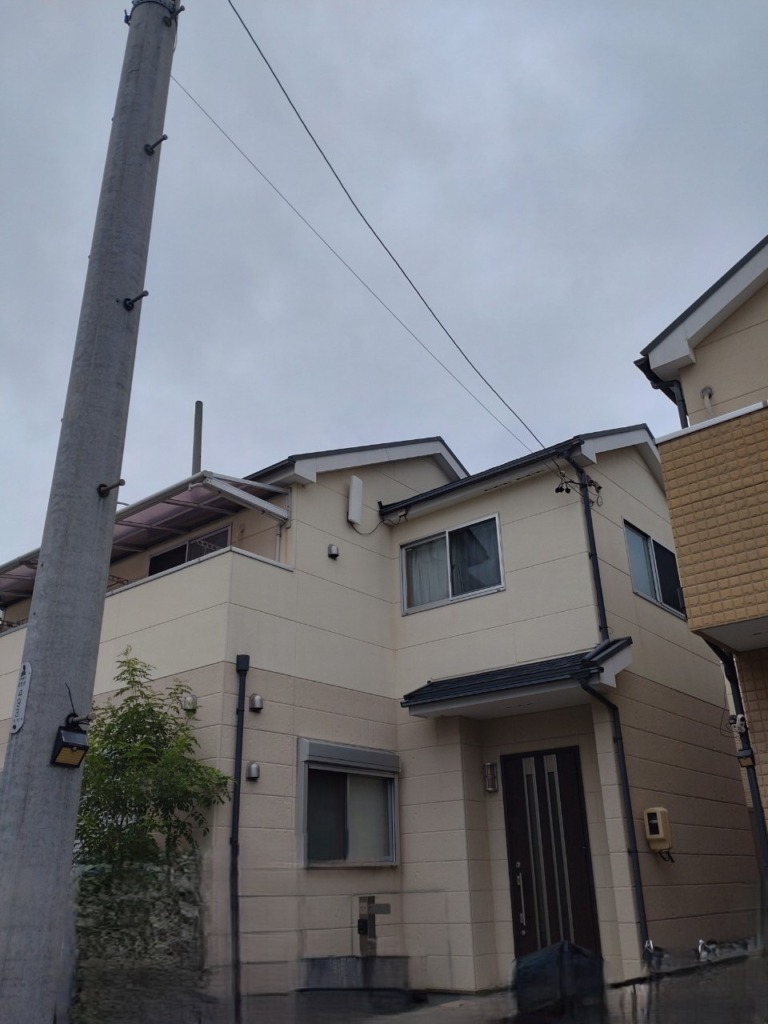 名古屋市名東区引山の既存住宅でBSアンテナ追加工事