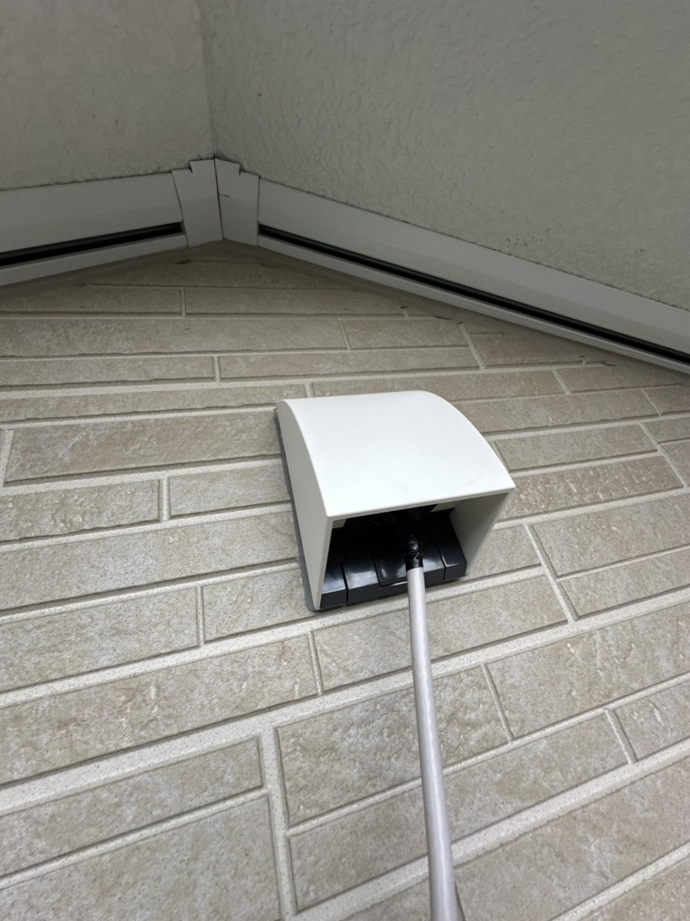 岐阜市北山の新築で4K8K放送対応BSと地デジ屋根裏アンテナ工事