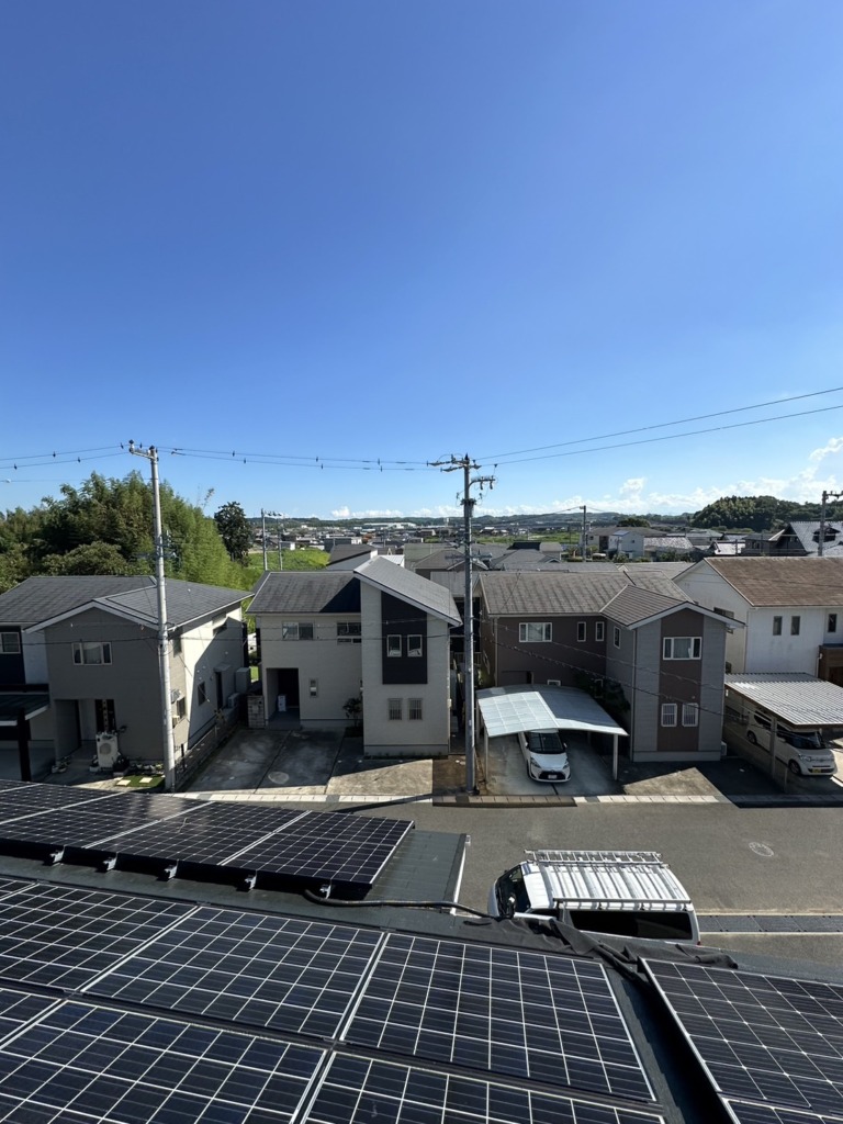 亀山市川合町のとても電波の弱い既存住宅での小型デザインアンテナサイドベース工事