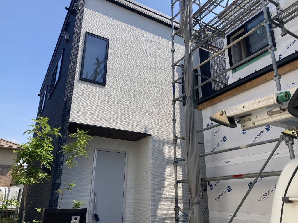 名古屋市中川区戸田ゆたかの新築に建物の外観を気にする必要のない屋根裏アンテナ工事