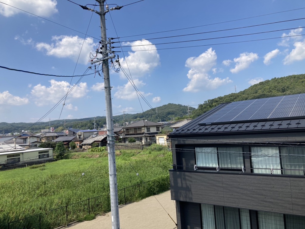 土岐市泉町の光仕様住宅でのデザインアンテナ壁面工事