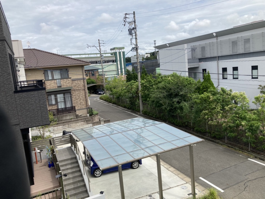 日進市竹の山の新築にお洒落な地上波デジタル放送デザインアンテナ壁面工事