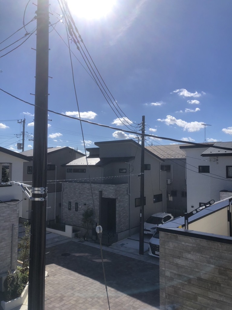 川口市安行藤八の新築に災害に強いデザインアンテナ壁面工事