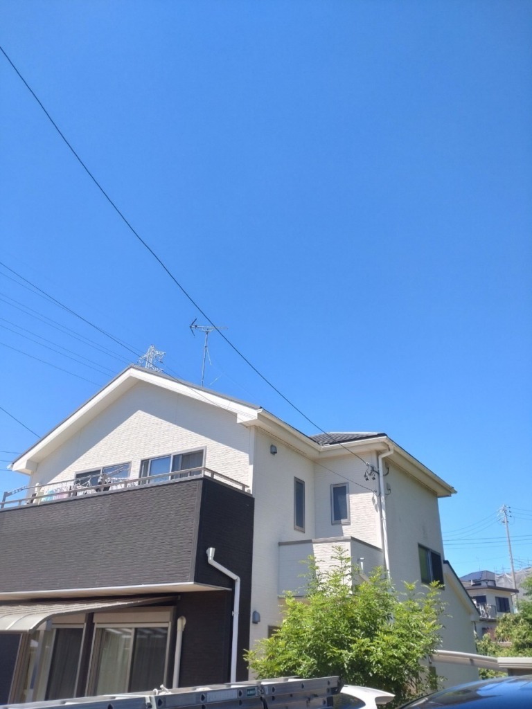 常滑市萱苅口の既存住宅でテレビ受信不良調査業務