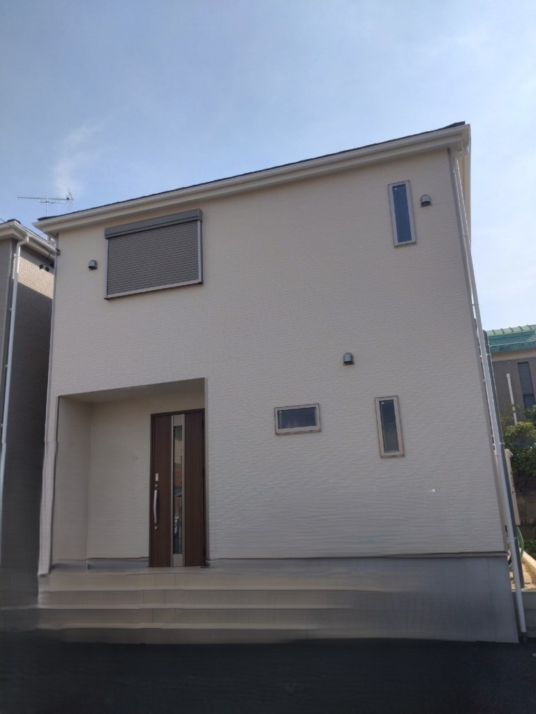 名古屋市瑞穂区亀城町にある住宅密集地での新築地デジ屋根裏アンテナ工事