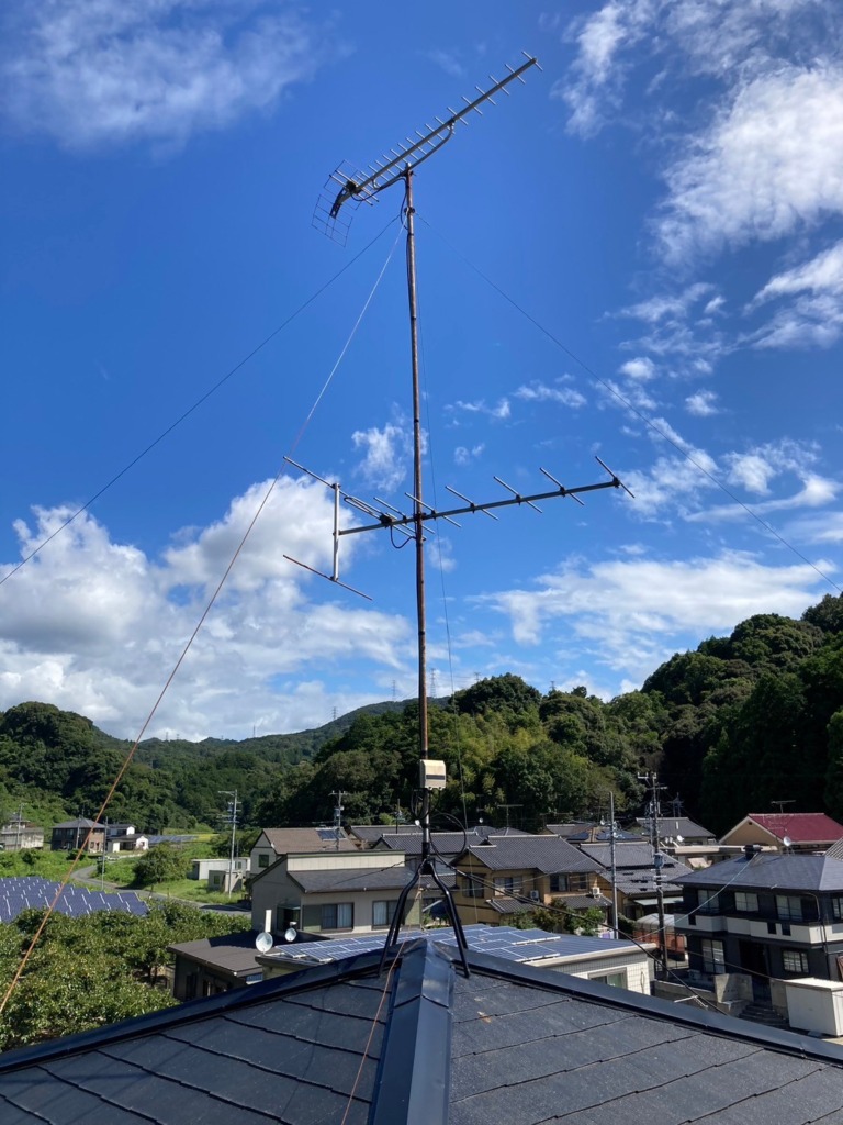 浜松市浜名区細江町三和の住宅でテレビ視聴不良修理