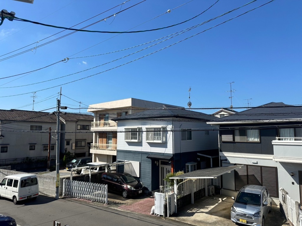 向日市上植野町の新築にお洒落なデザインアンテナ壁面工事