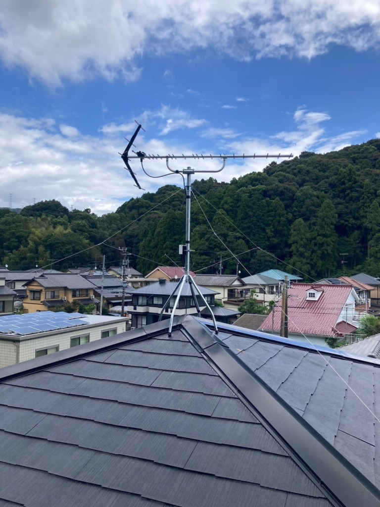 浜松市浜名区細江町三和の住宅でテレビ視聴不良修理