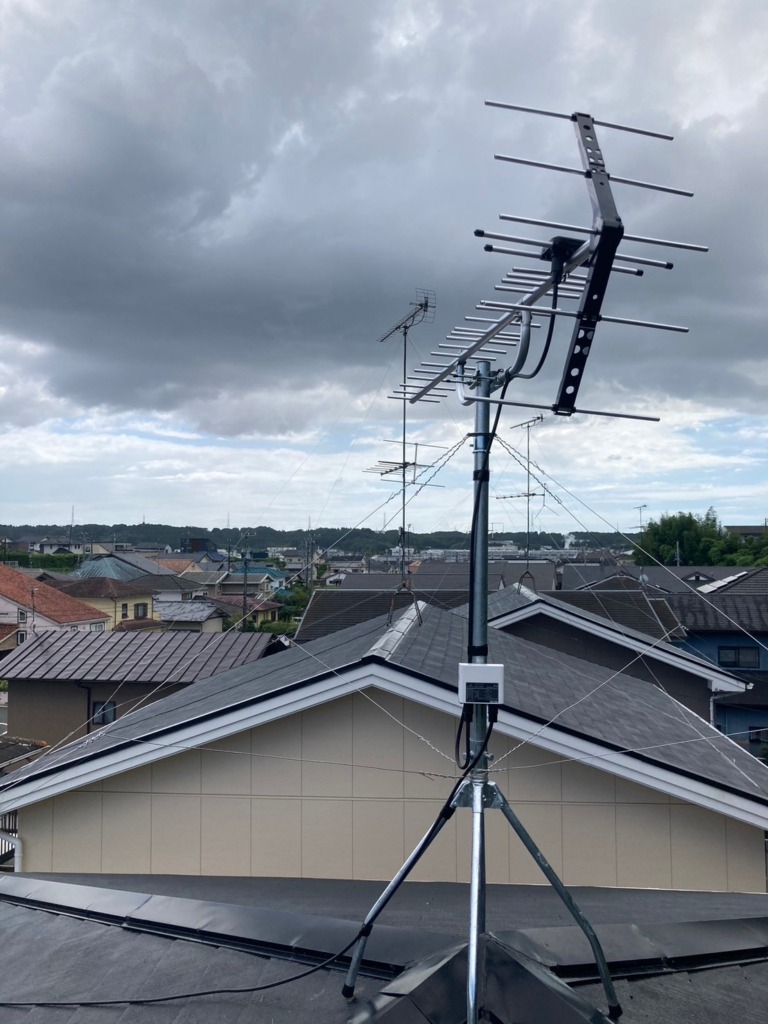 浜松市浜名区細江町三和の住宅でテレビ視聴不良修理