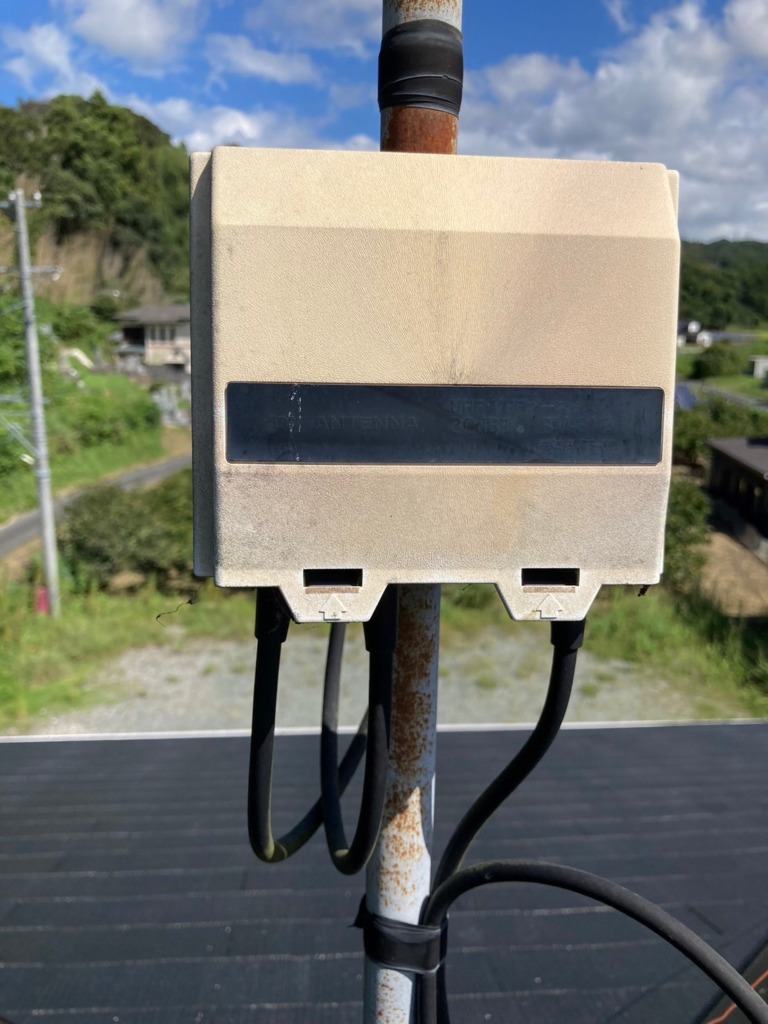 浜松市浜名区細江町三和の住宅でテレビ視聴不良修理