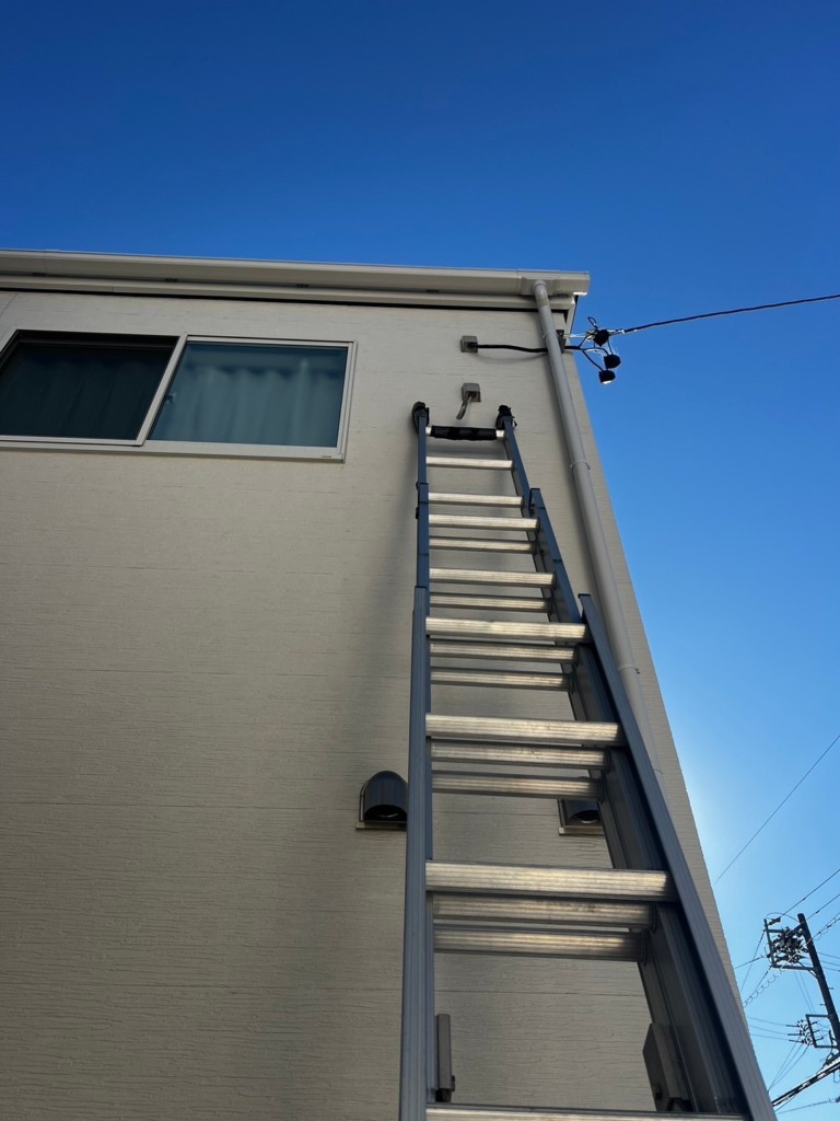 西尾市寺津の新築にお洒落なデザインアンテナ壁面工事