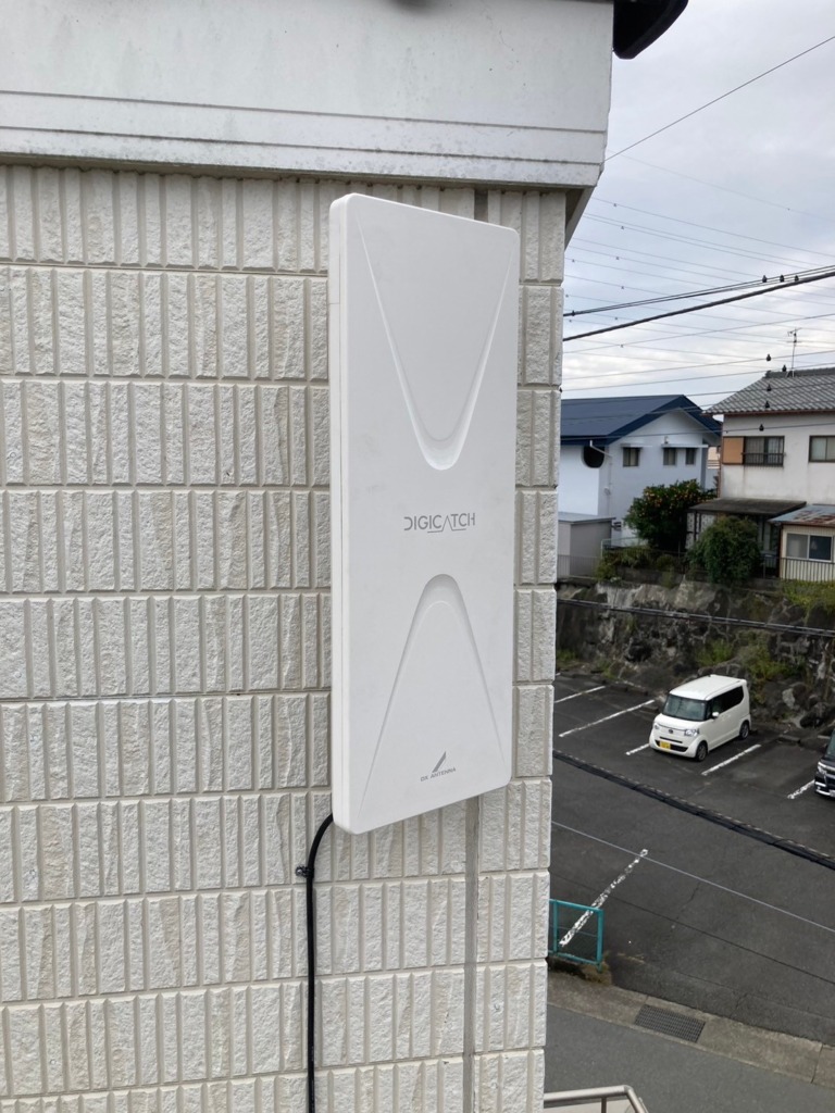 富士市石坂の既存住宅でアンテナ交換工事