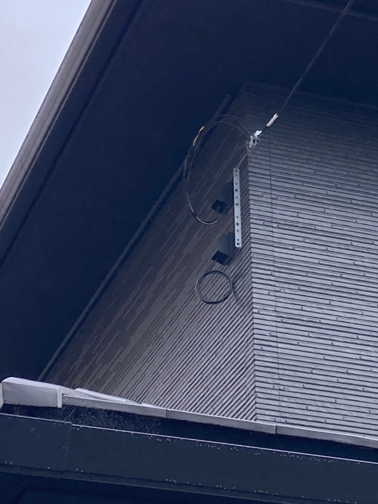 沼津市大諏訪の新築に建物の外観が気にならない地デジ屋根裏アンテナ工事