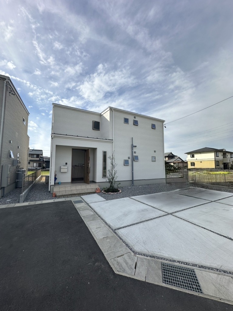 岐阜市上尻毛のとても電波の弱い新築での地上波デジタル放送テレビアンテナ工事