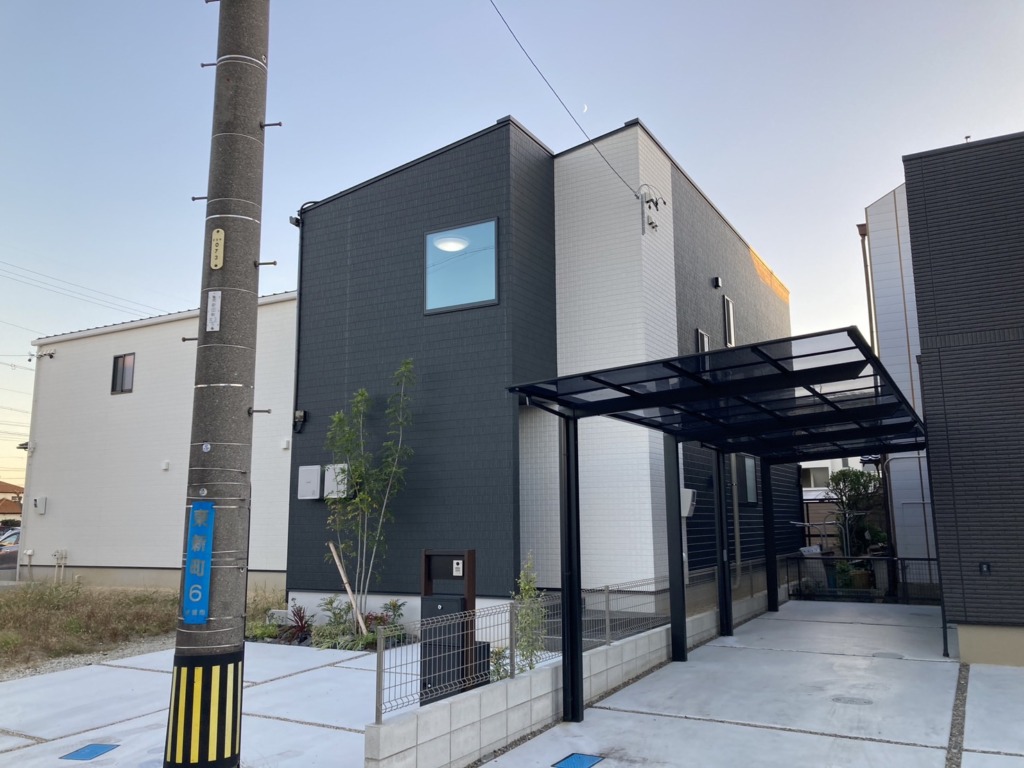 安城市東新町の新築に台風でも安心の地デジ屋根裏アンテナ工事