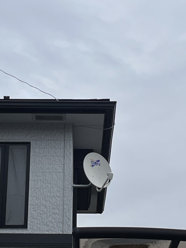 相模原市中央区星が丘でケーブルテレビからBSと地デジのユニコーンアンテナへの切り替え工事