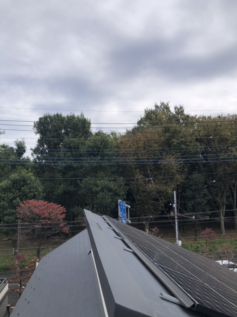 小平市御幸町の新築にお洒落なデザインアンテナ壁面工事